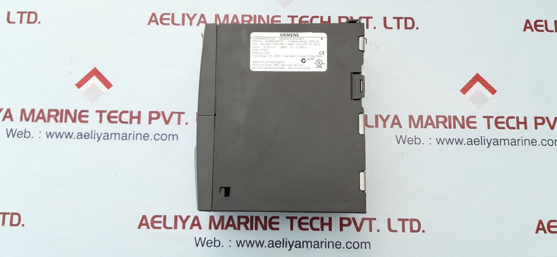 Siemens 6se6420-2uc15-5aa1 micromaster 420 0.55kw