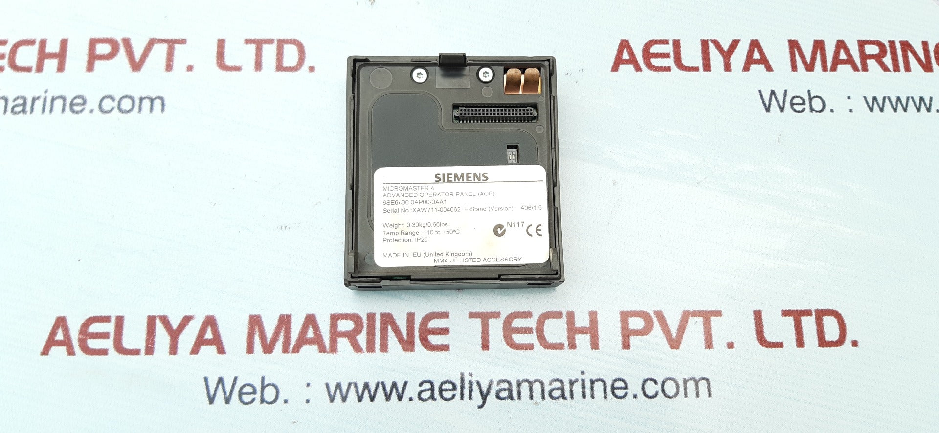 Siemens micromaster 4 6se6400-0ap00-0aa1 advanced operator panel