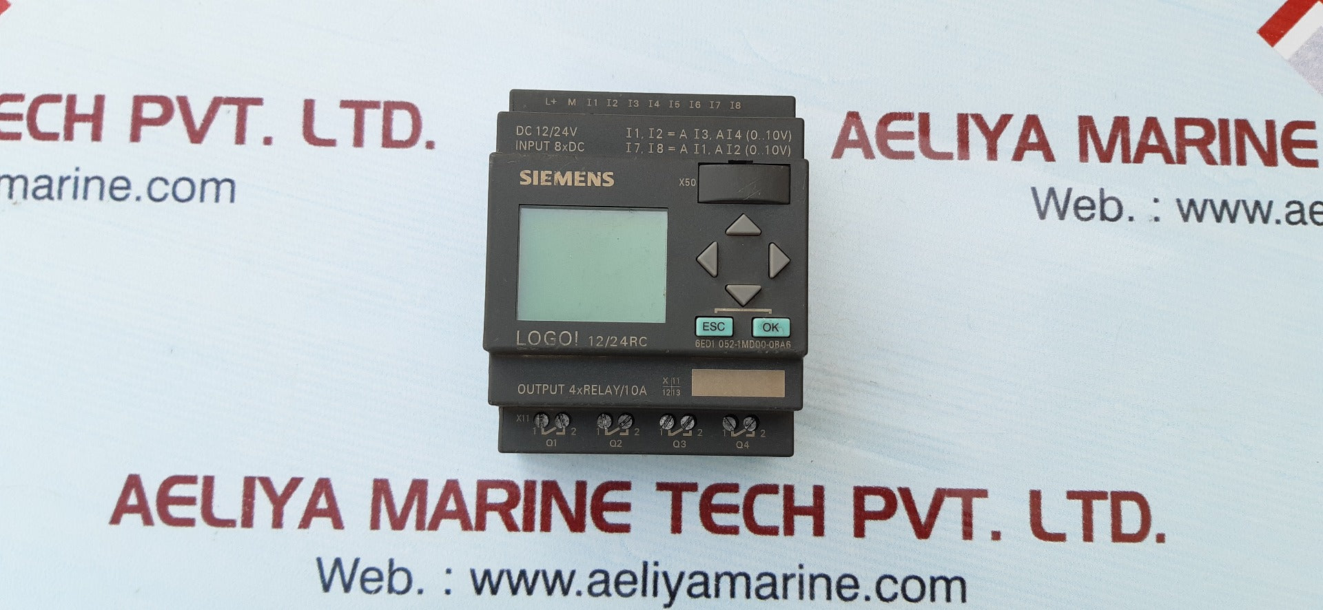 Siemens logo 12/24rc 6ed1 052-1md00-0ba6 module