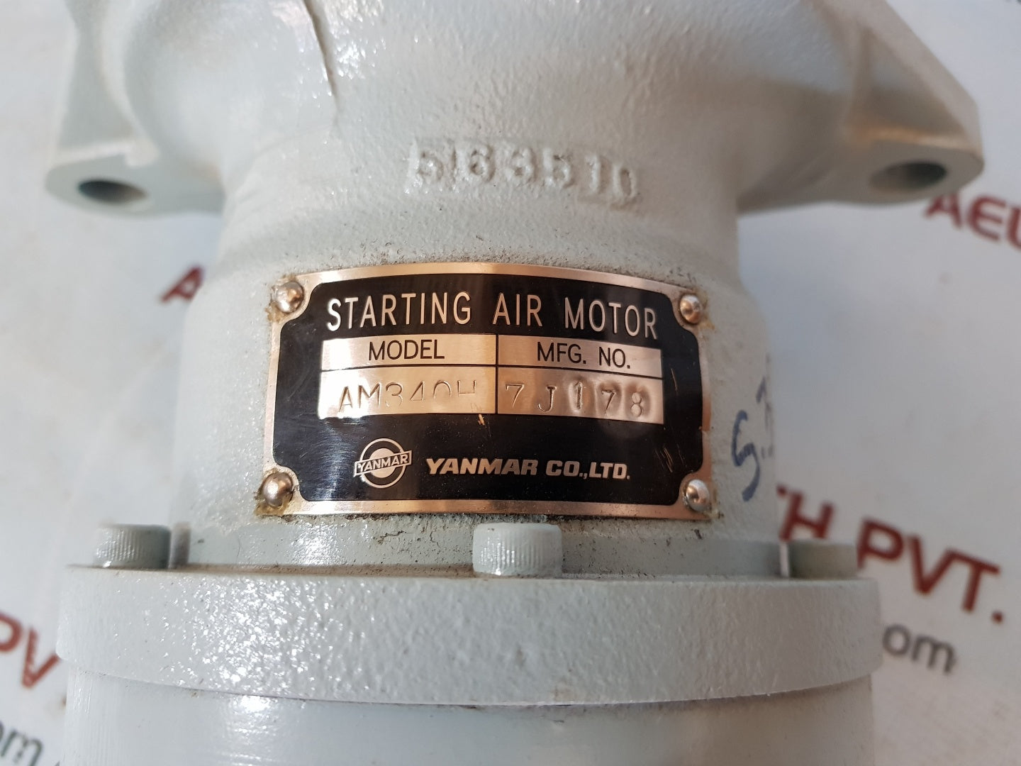 Yanmar Am340H Starting Air Motor