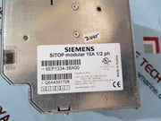 Siemens 6ep1334-3ba00 sitop modular 10a 1/2 ph power supply