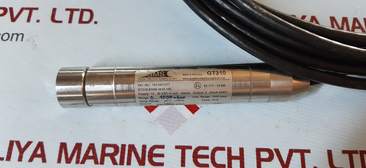 Gms Gt310/Gt310T Hart Level Sensor – Aeliya Marine