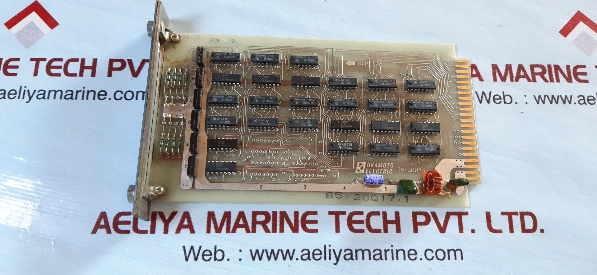 Okamoto electric 85-20074 pcb card