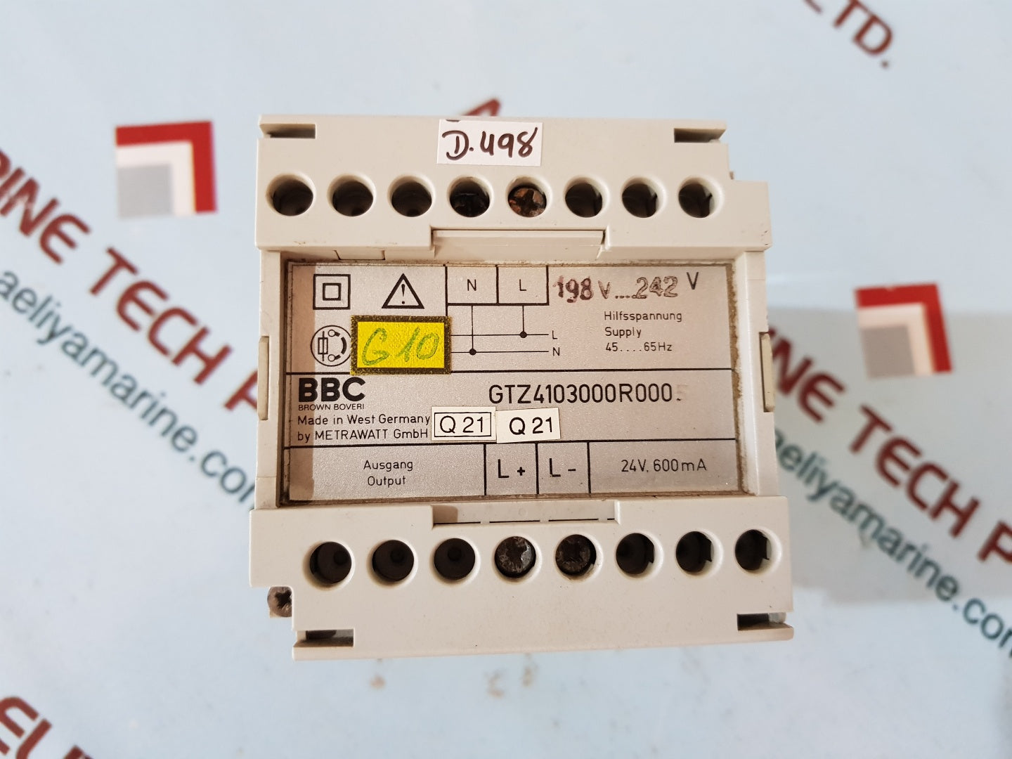 Bbc Brown Boveri Gtz4103000R000 198V/242V 45/65Hz