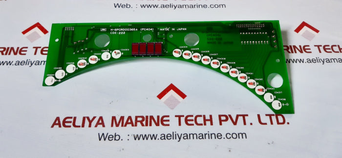 Jrc h-6pcrd00365a (pc404) pcb card cde-222