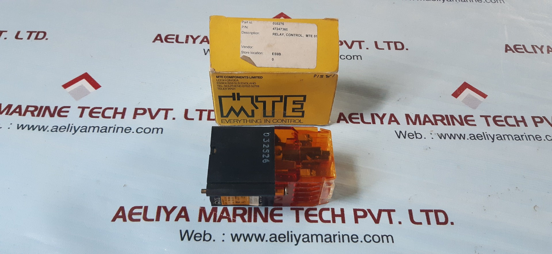 Mte 4n8-4r relay 115v 60hz