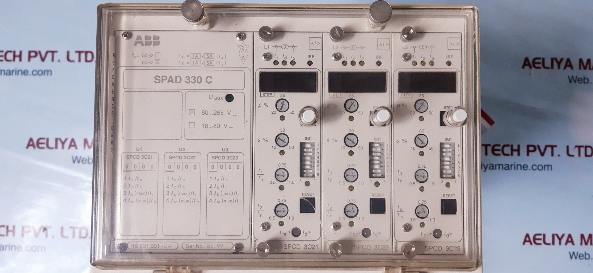 Abb spad 330 c differential relay