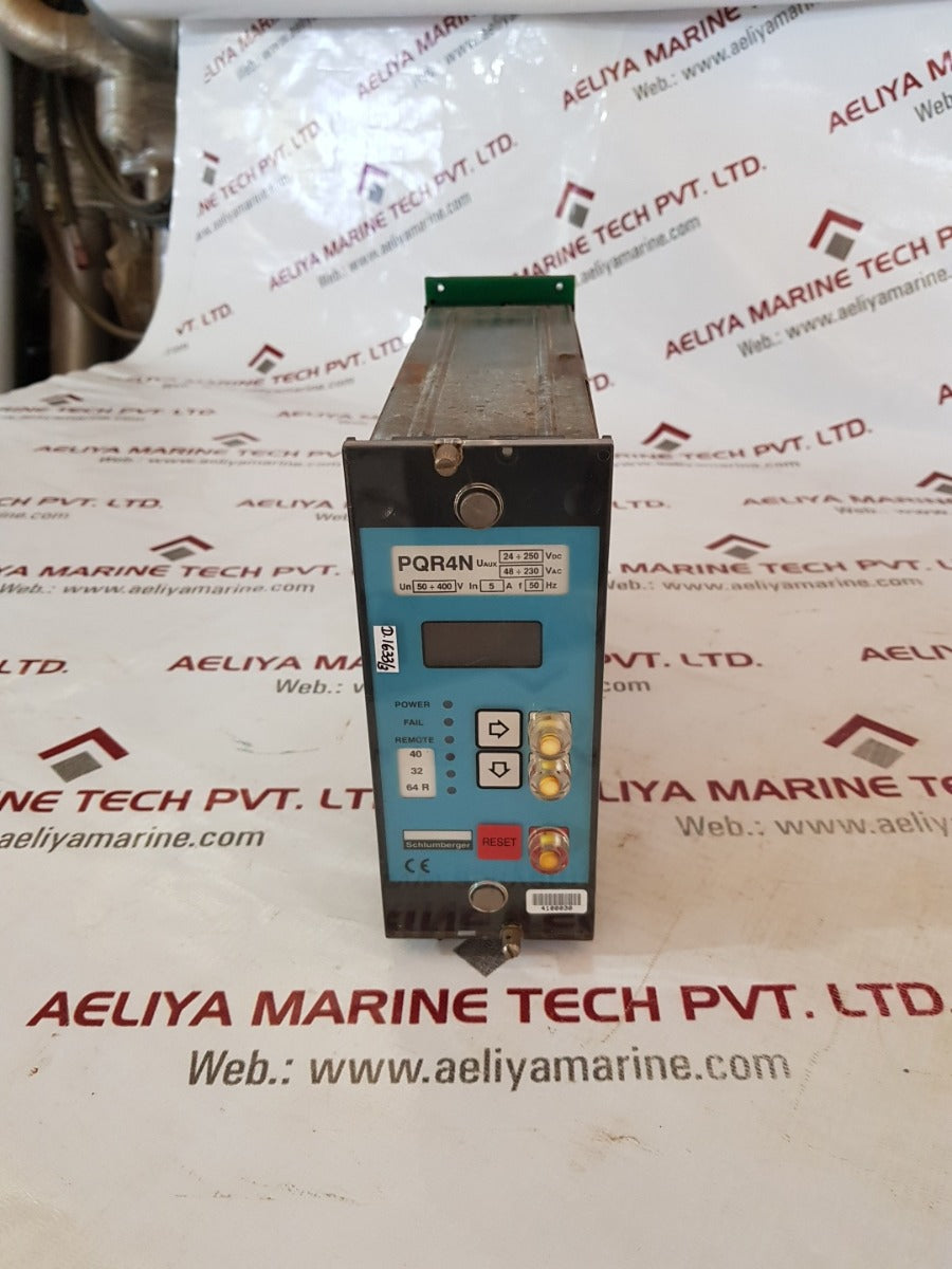 Schlumberger Pqr4N Generator Protection Relay