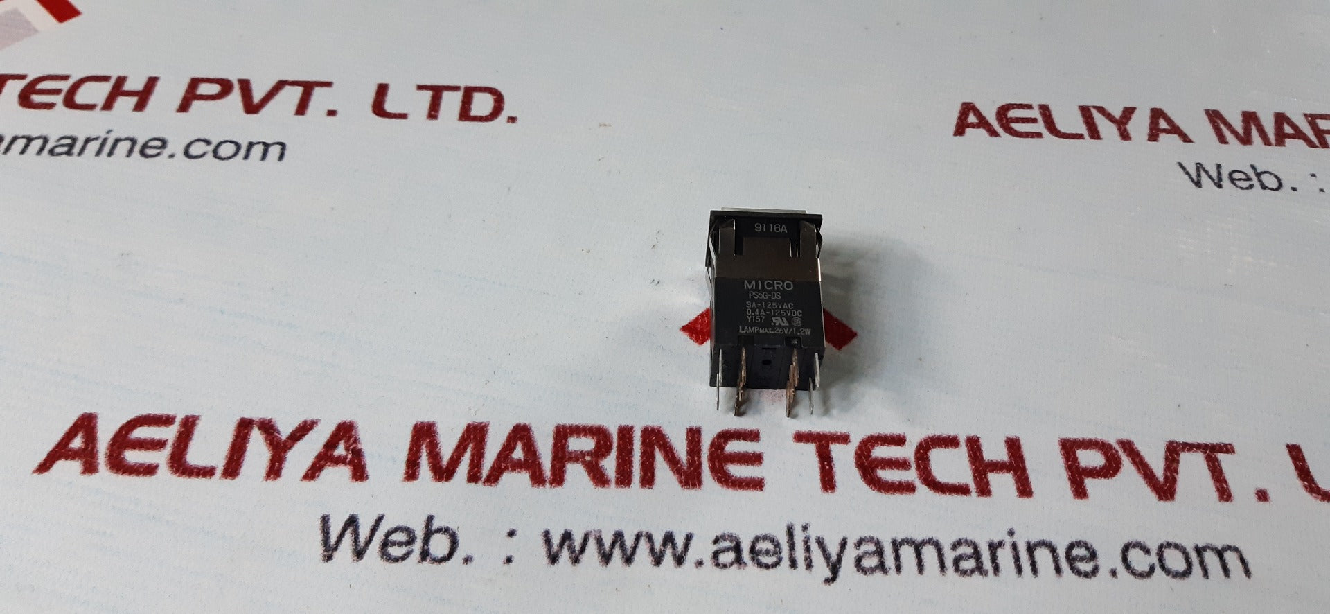 Lot Of 6X Micro Ps5G-ds Illumination Push Button Switch 26V 1.2W