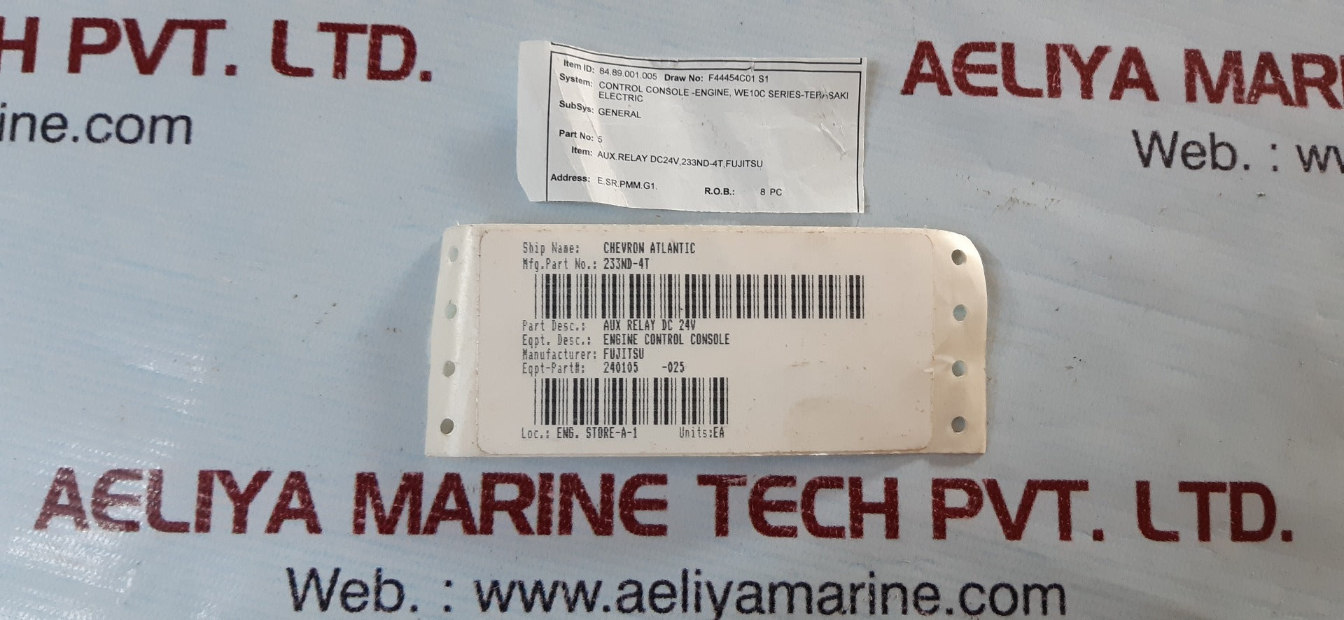 Fujitsu 233Nd-4T Relay Dc24V N580-2333-m016 (Not Working)