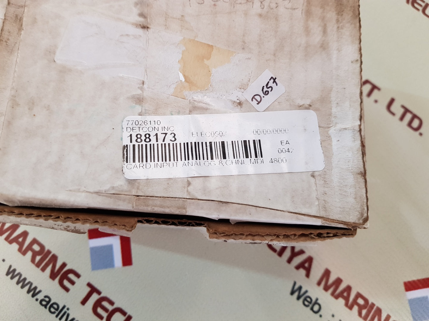 Detcon 188173 input analog 8 chnl card