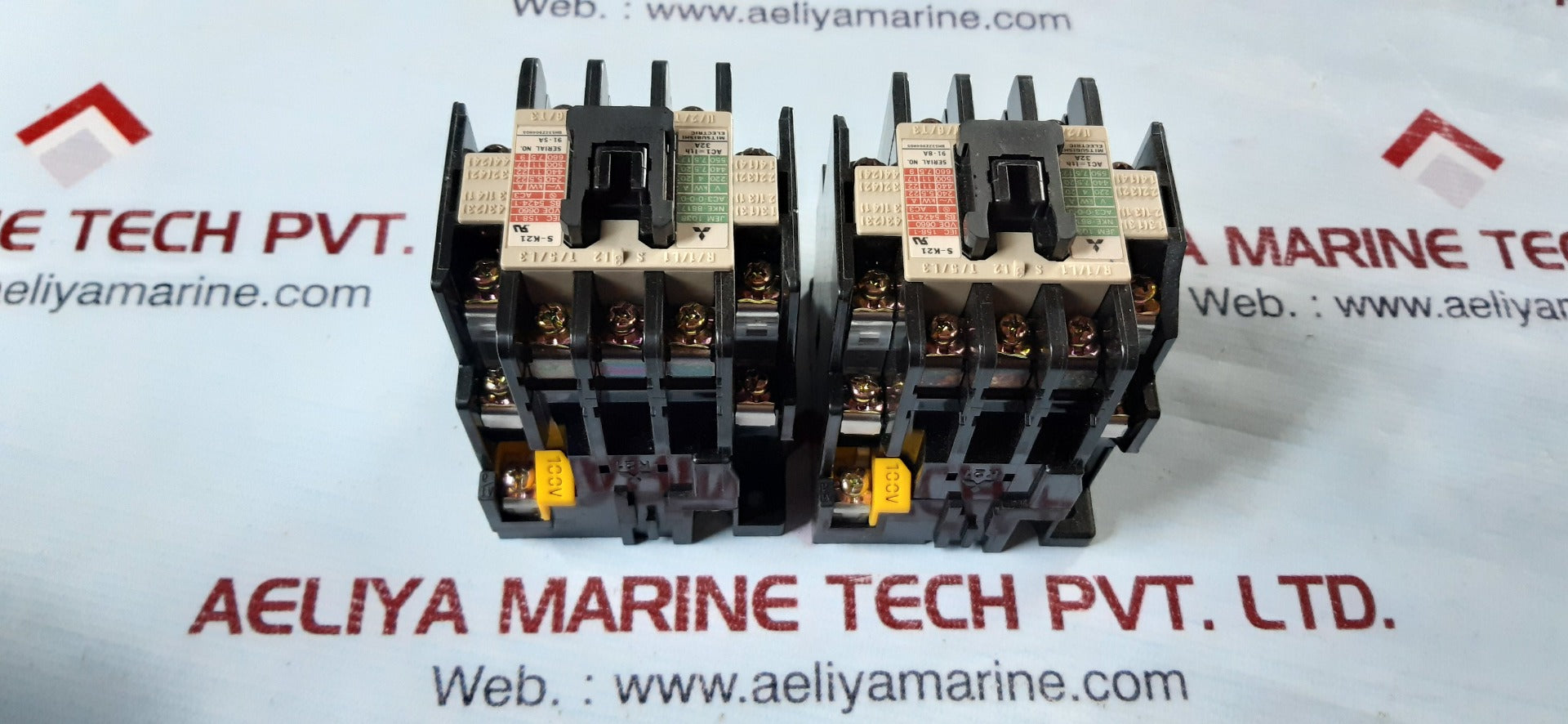 Mitsubishi S-k21 Magnetic Contactor 32A 110V Ac