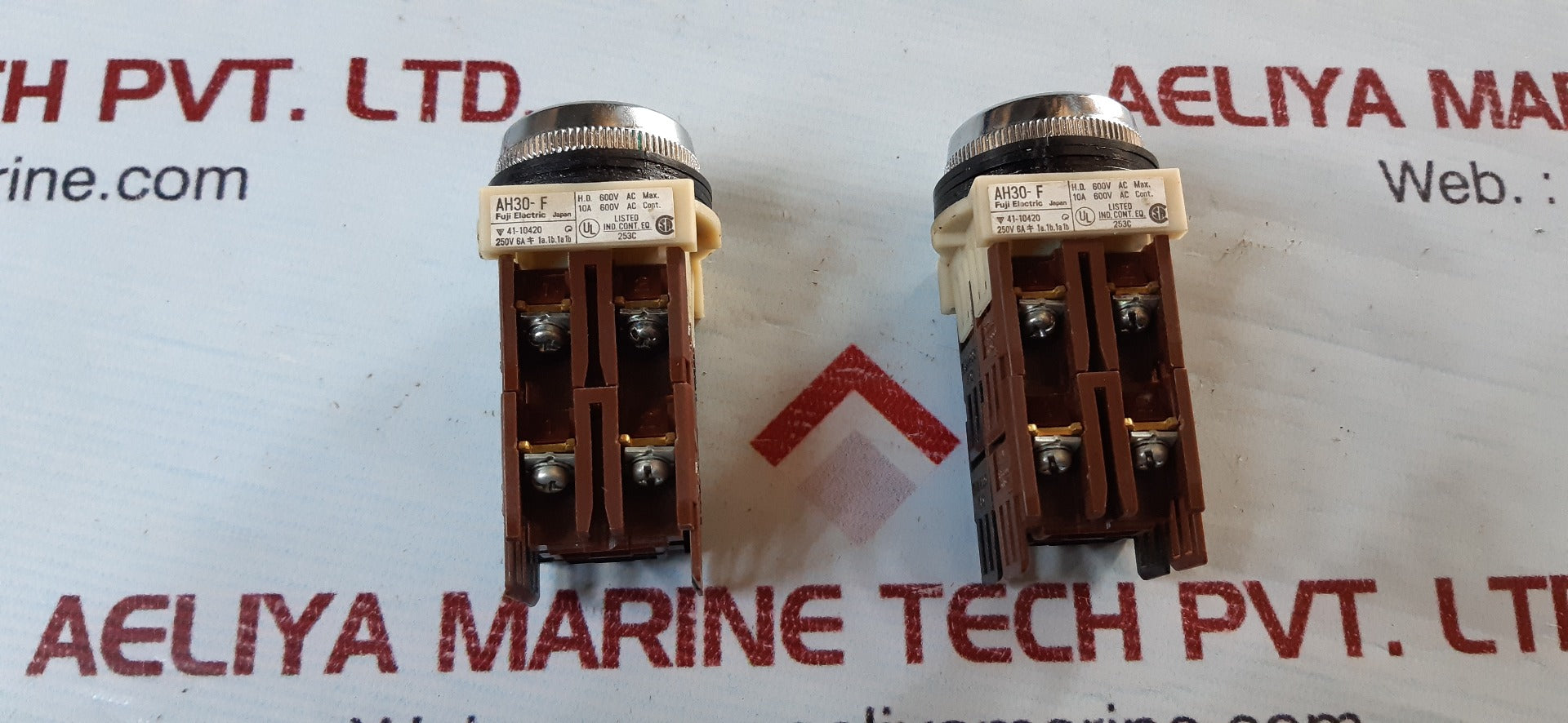 Lot Of 3X Fuji Electric Ah30-f Command Switch 10A 600V Ac Cont