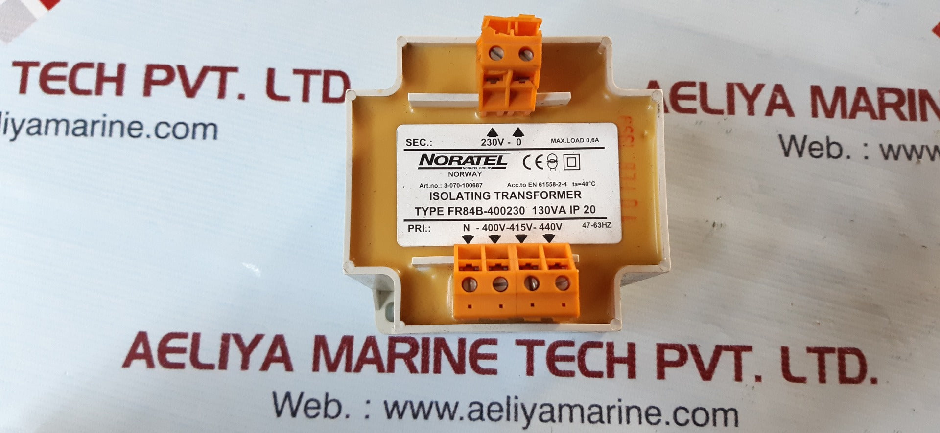 Noratel fr84b-400230 isolating transformer