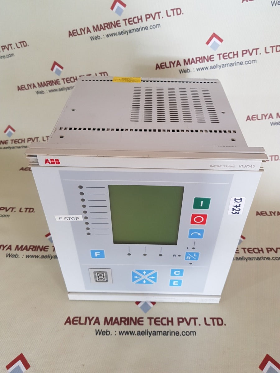 Abb Rem545 Machine Terminal Module Rem545Bg223Caaa Rev B 24-60Vdc 50/6 ...