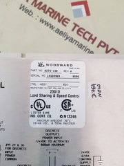 Woodward 8273-140 2301d digital load sharing & speed control rev.A