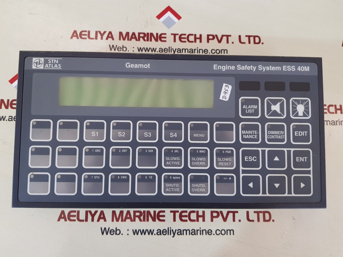Stn atlas engine safety system ess 40m – Aeliya Marine