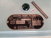 Nunotani Keiki Electric Engine Telegraph 100V 6 0 Hz