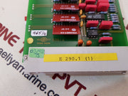 H.M. Stein Sohn E290.1(1) E290.1A Printed Circuit Board Card
