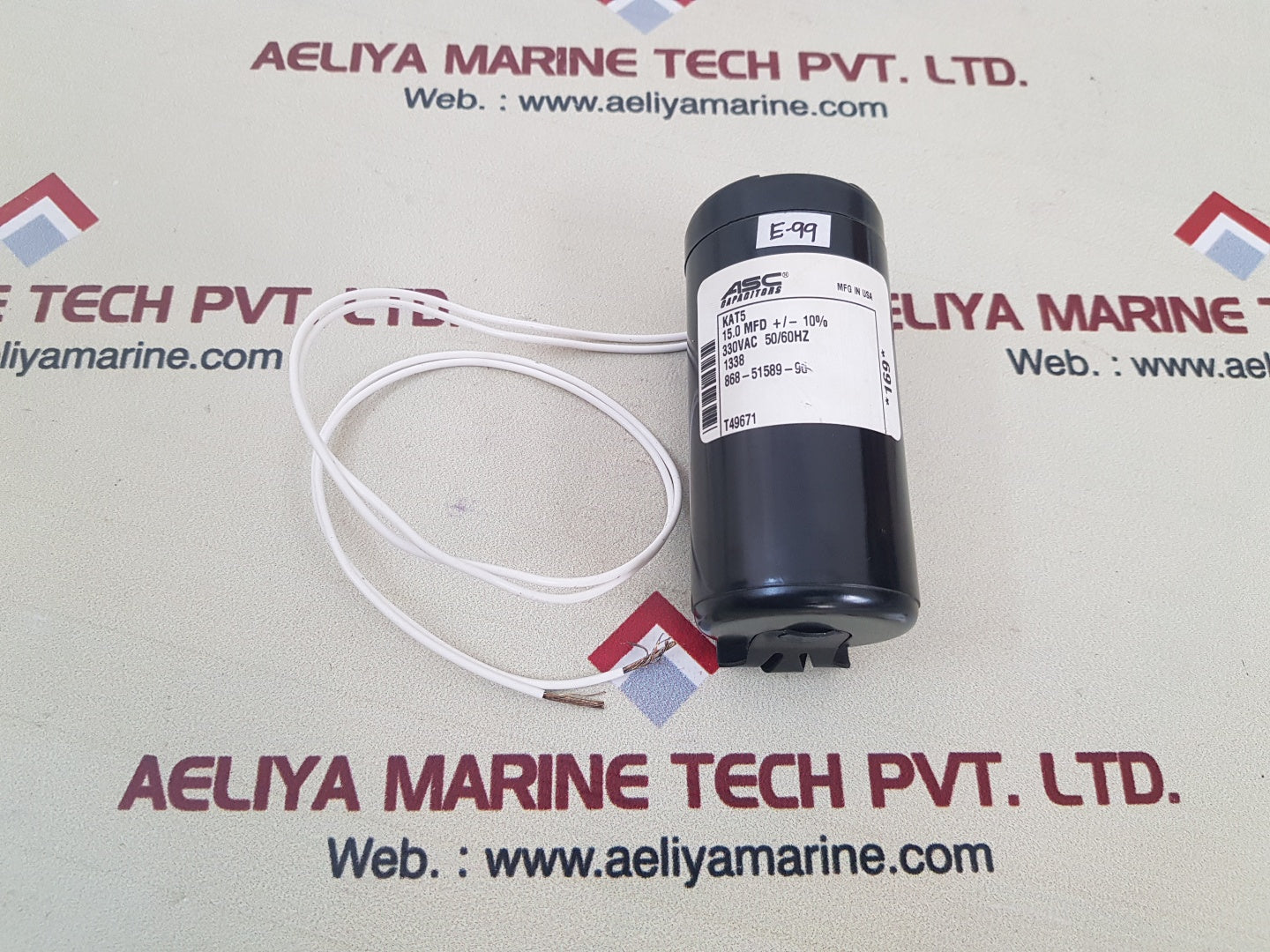 Asc 868-51589-90 capacitors 330v 50/60hz