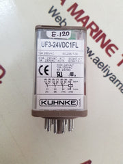 Kuhnke uf3-24vdc1fl relay w/socket