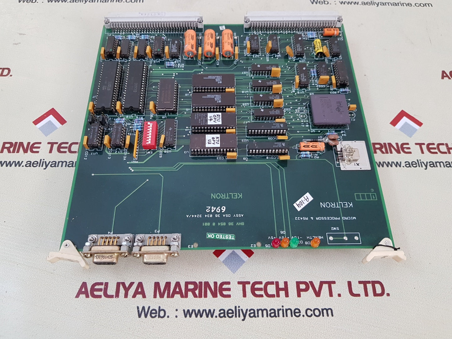 Keltron dsa 36 034 3244/a micro processor 