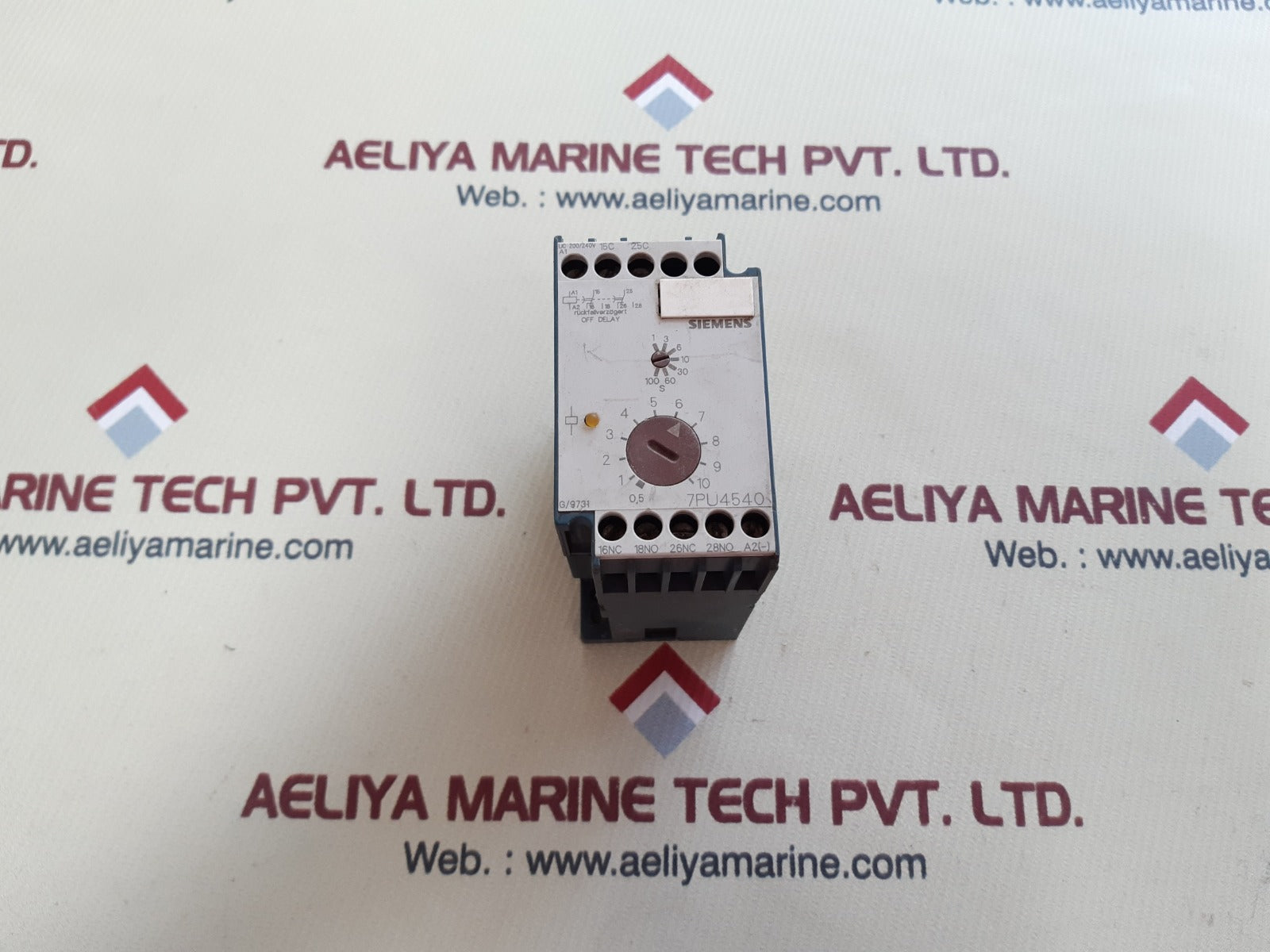 Siemens 7pu4540-2bn30 relay