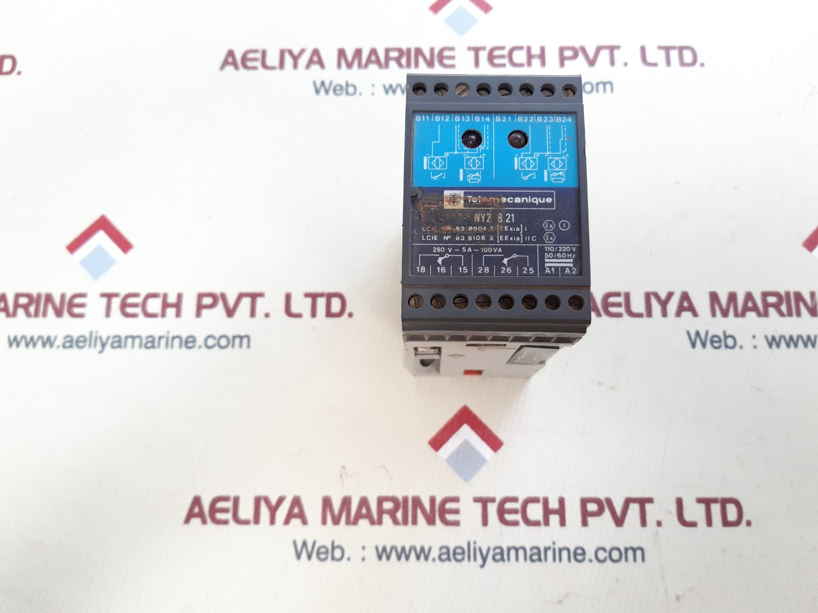 Telemecanique ny2 b 21 safety relay