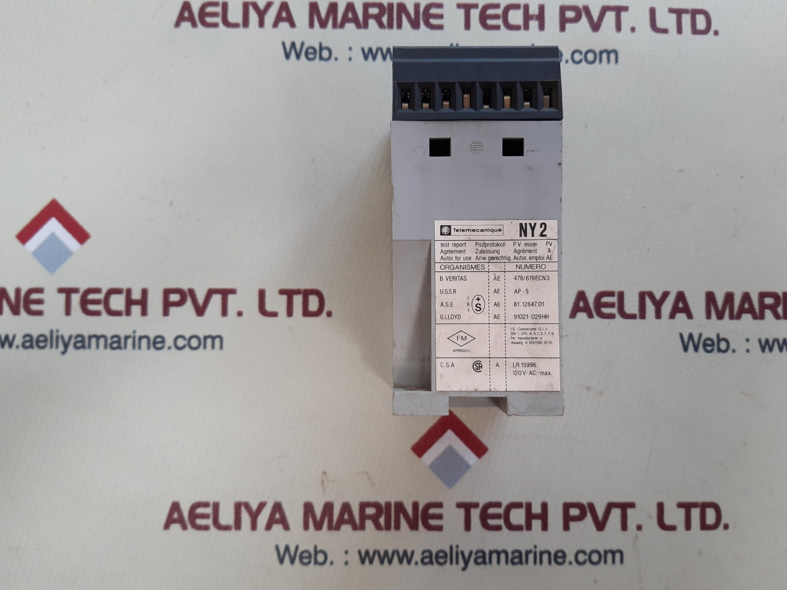 Telemecanique ny2 b 21 safety relay