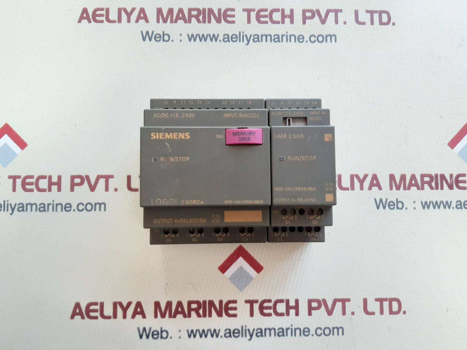 Siemens logo 230rco 6ed1 052-2fb00-0ba6 output relay 6ed1 055-1fb00-0ba1
