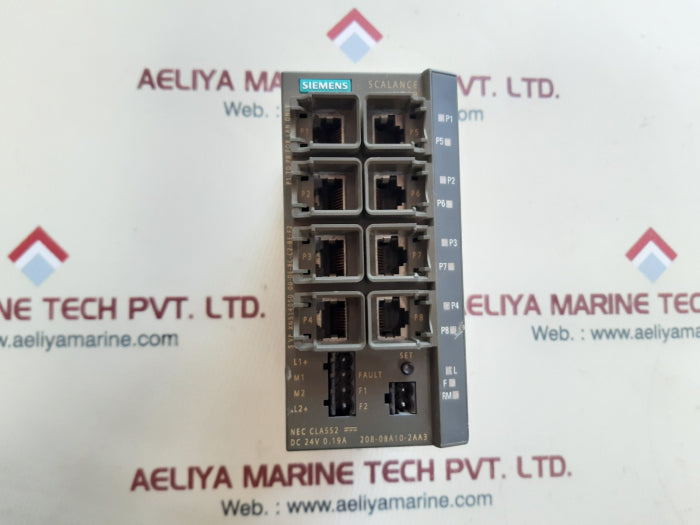 Siemens simatic net scalance x208 6gk5208-0ba10-2aa3 ethernet switch