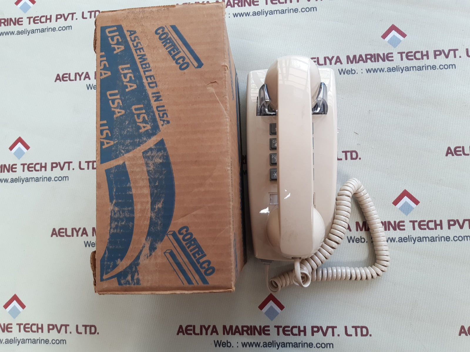 Cortelco 255444-vba-20m corded wall phone