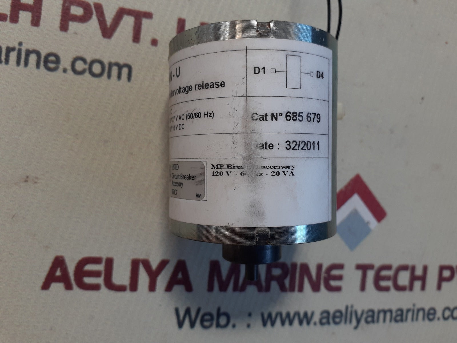 Schneider electric 685 679 undervoltage release for masterpact circuit breaker