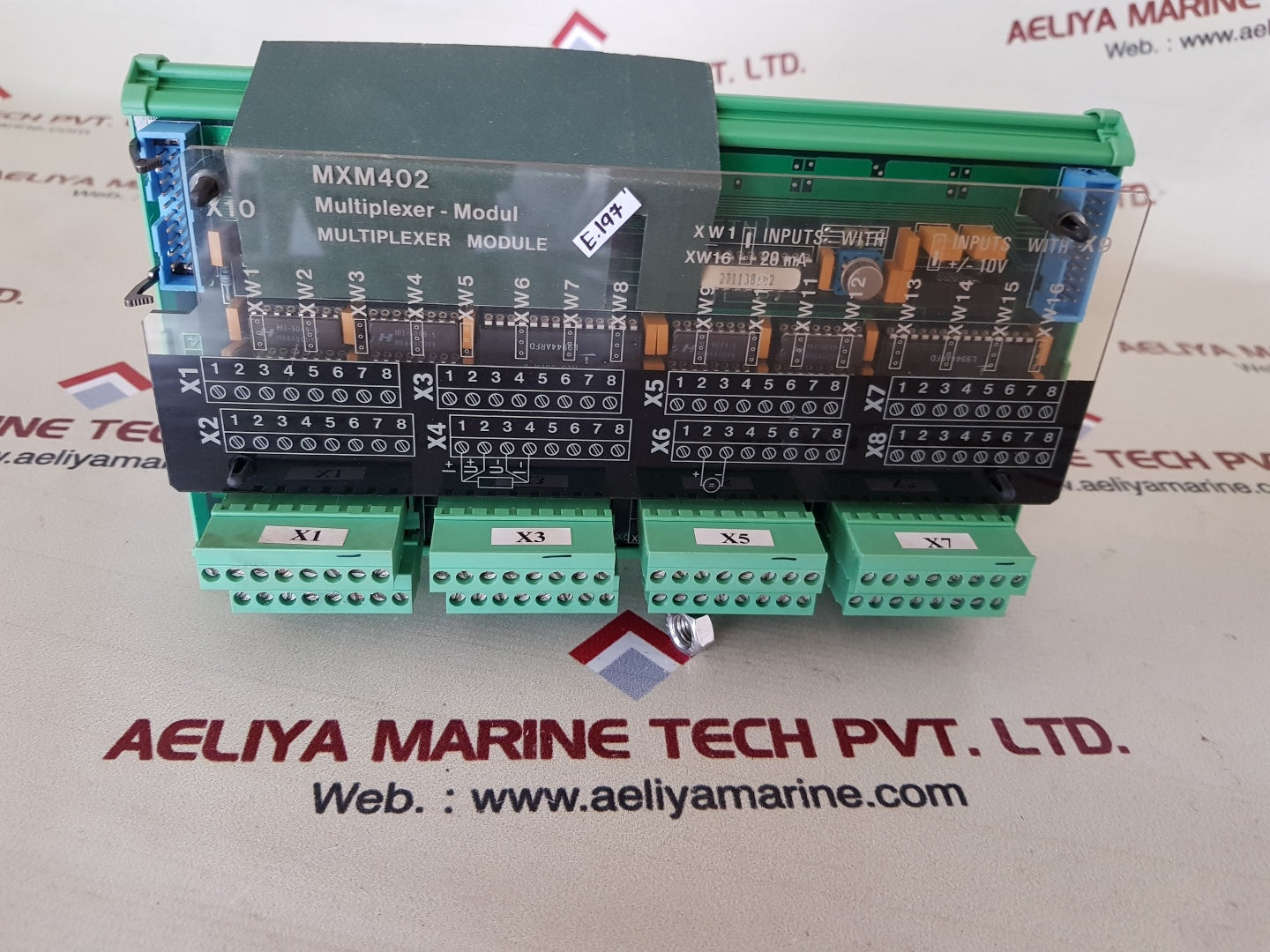 Stn atlas/lyngsoe marine mxm 402 multiplexer module 271.130 442/f