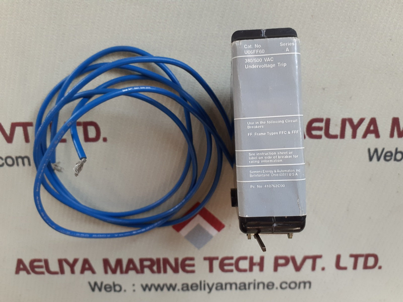 Siemens u06ff60 molded case circuit breaker accessory