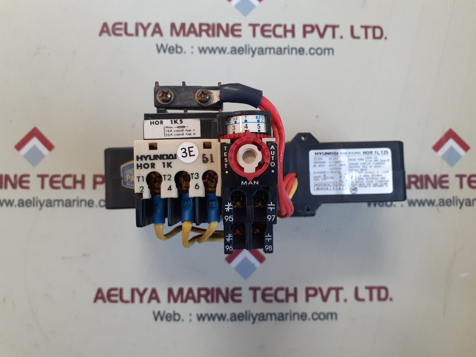 Hyundai hor 1l 125 thermal overload relay