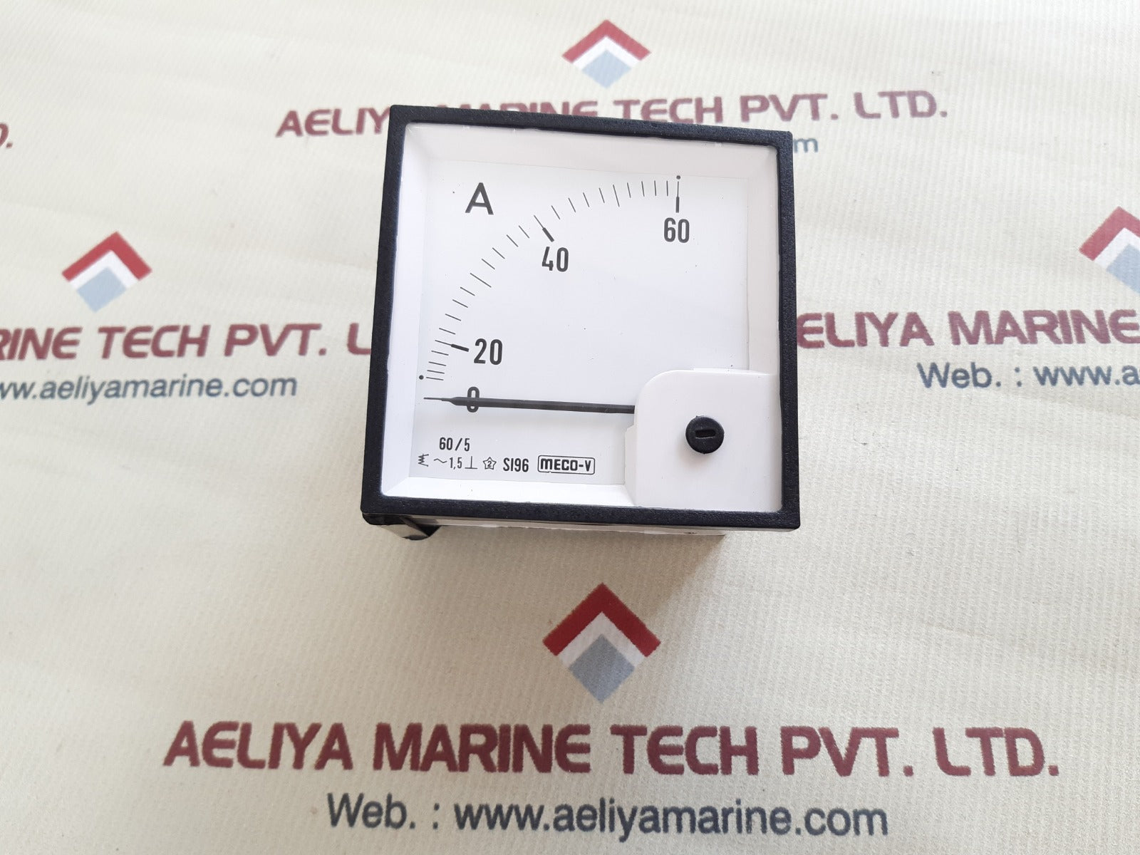 Meco-v si96 moving iron meter 0-60a