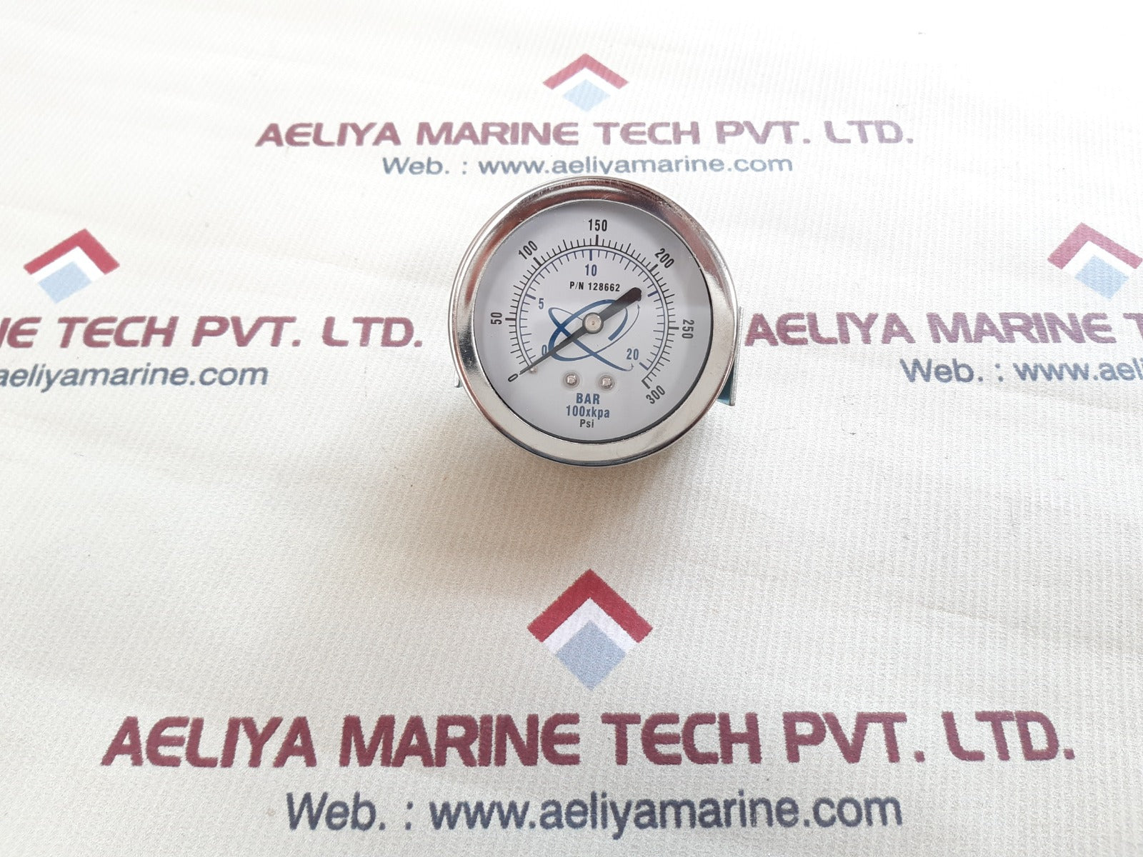 Quincy 128662 gauge0-300psi 100xkpa