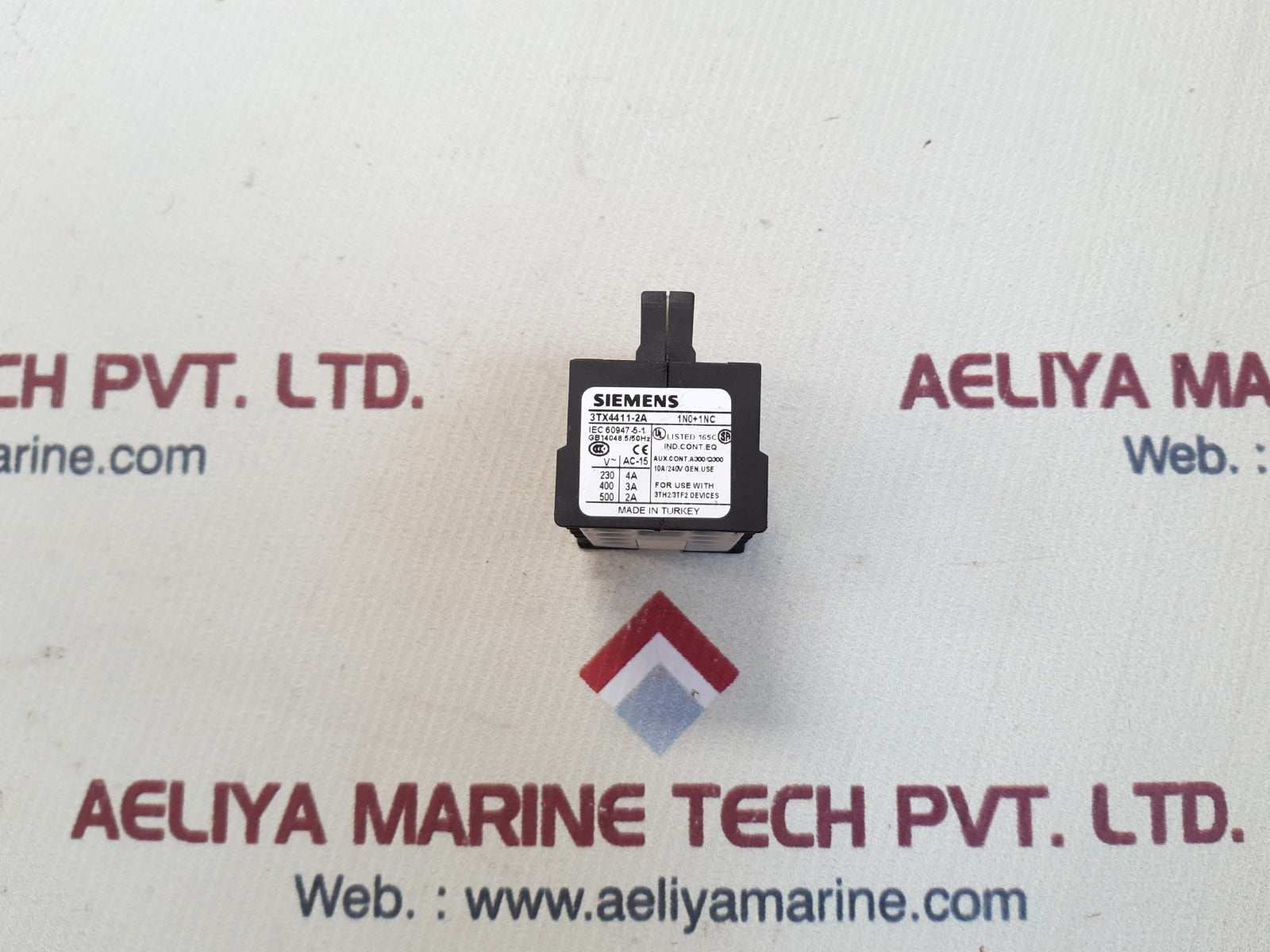 Siemens 3tx4411-2a auxiliary contact block