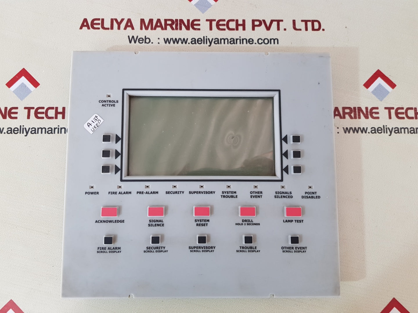 Notifier lcd-160pca signaling device fire alarm rev.F