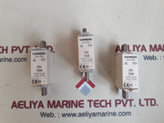 Set of 3x Siemens 3na3 805 fuse 16A