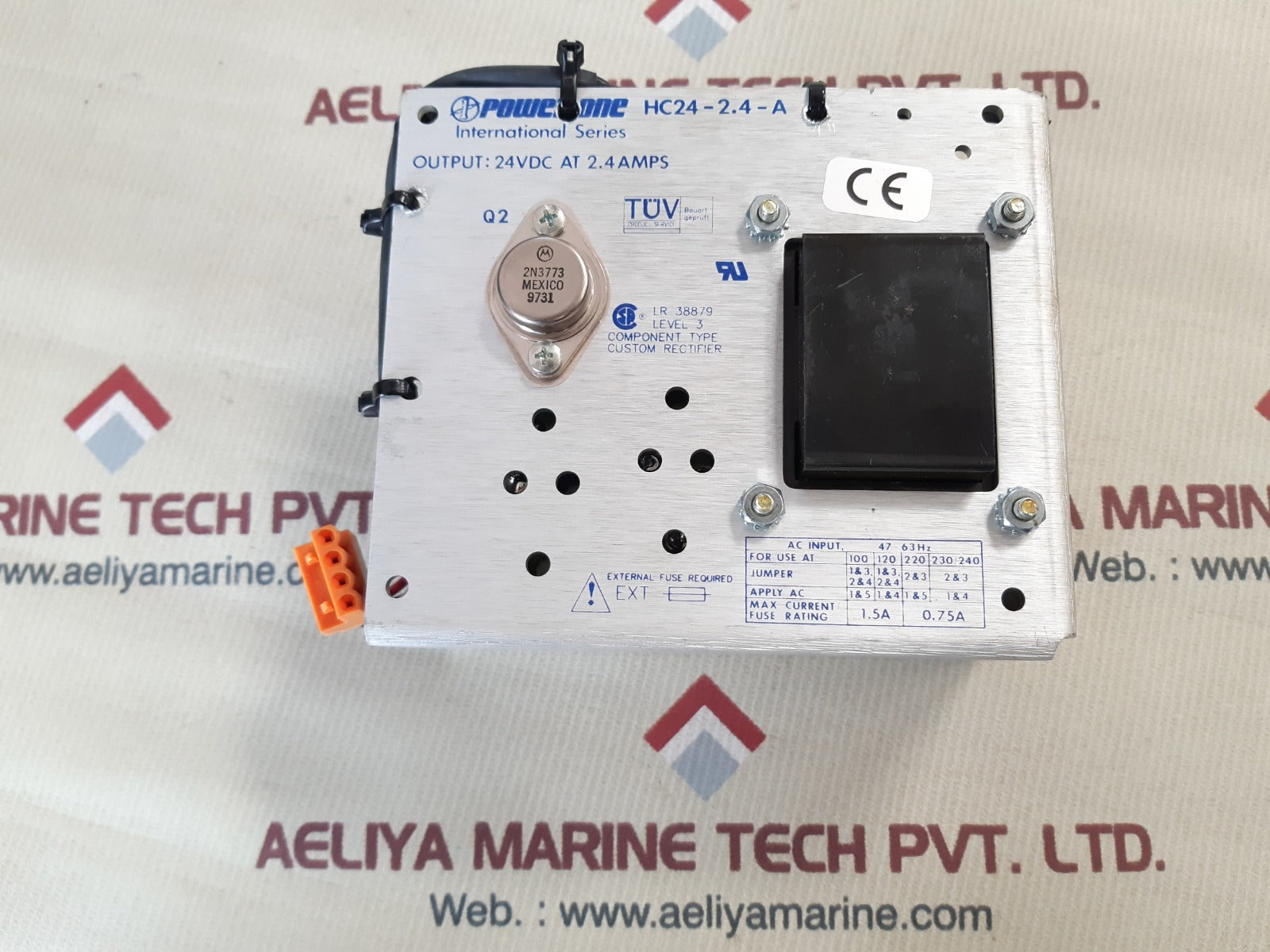 Power-one hc24-2.4-a power supply 24vdc 2.4amps