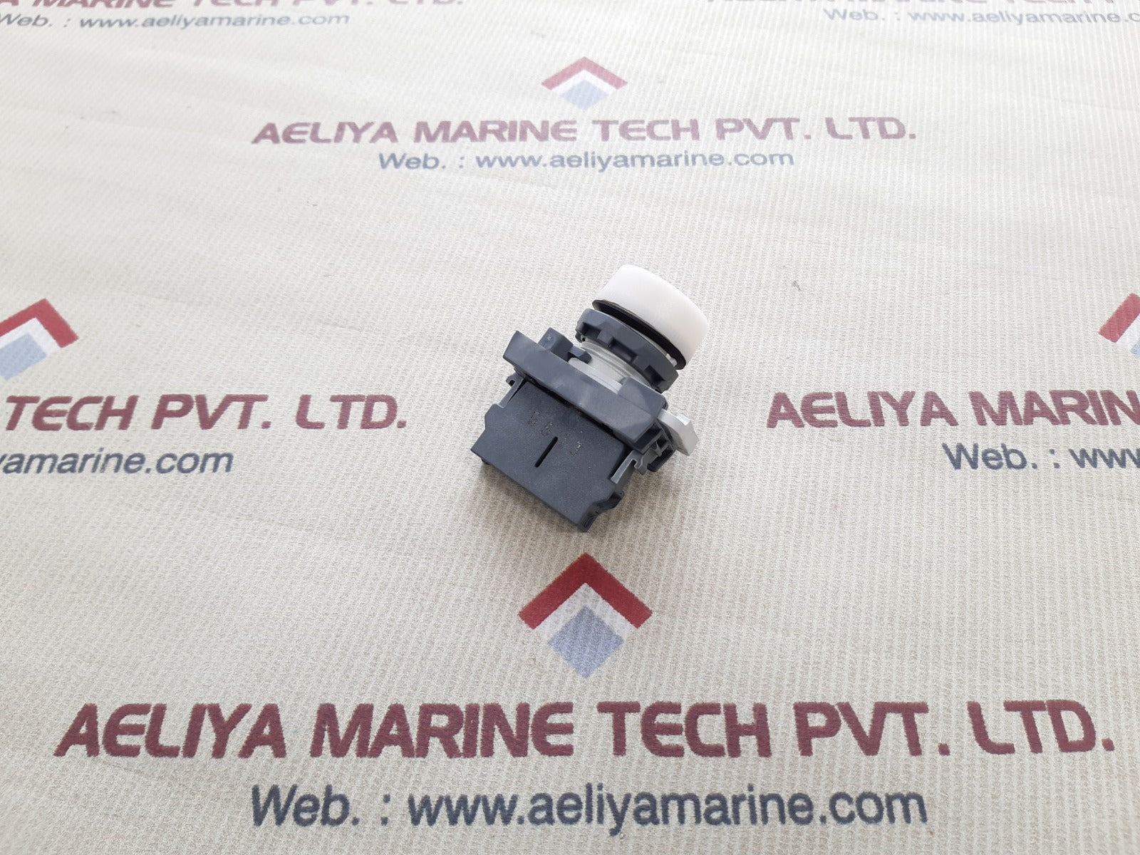 Abb mlb-1 white pilot light with contact block