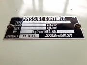 Saginomiya yps-c104wq001 differential pressure switch