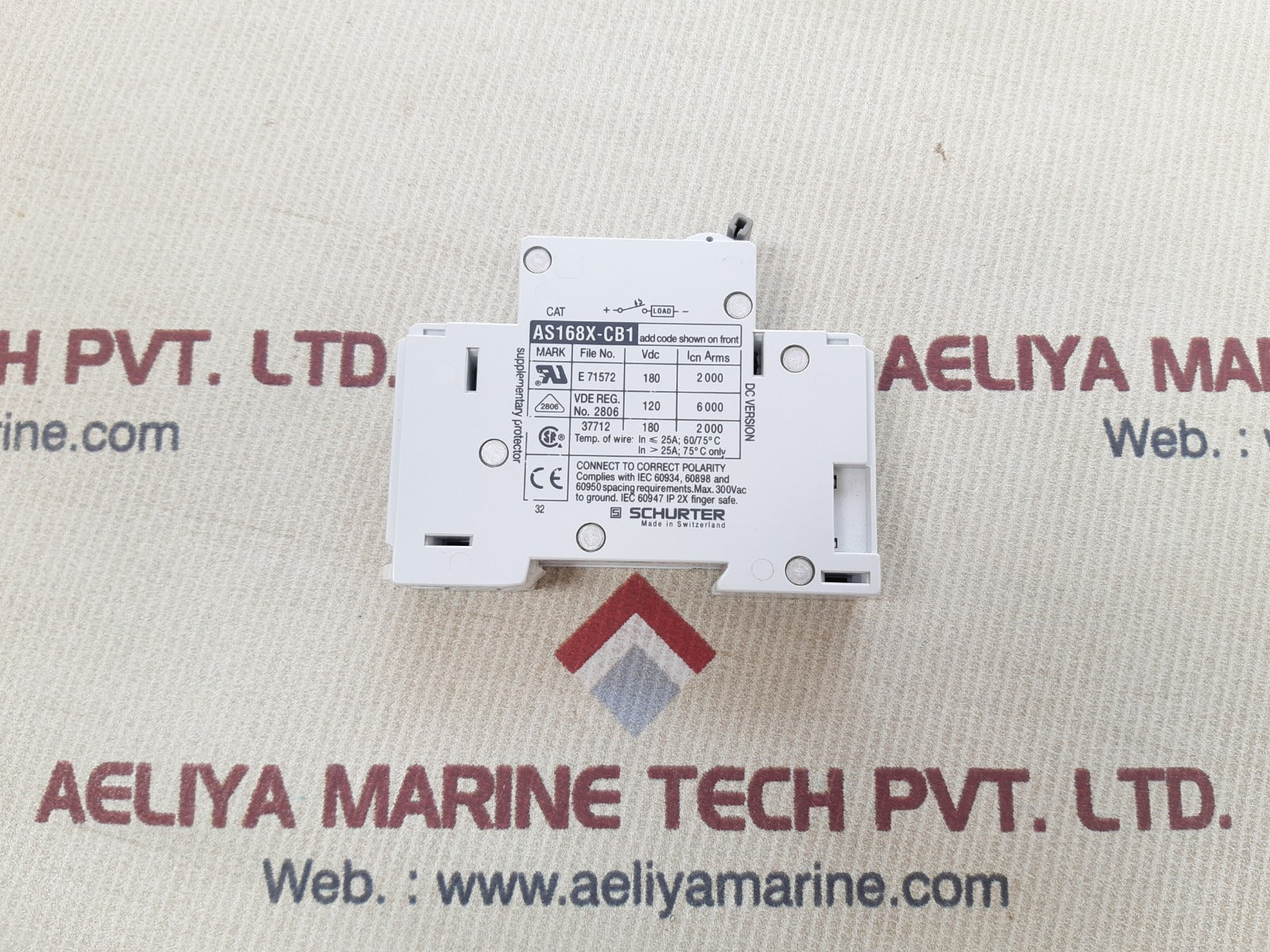 Schurter as168x-cb1 dh400 40a circuit breaker