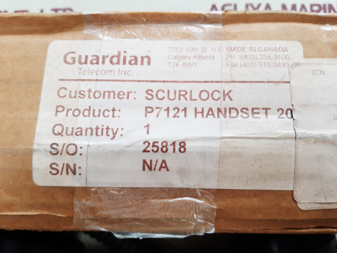 Guardian p7121 handset