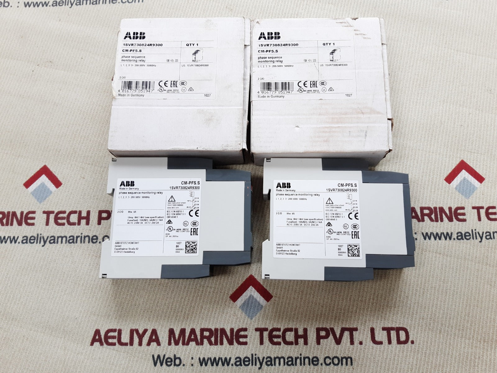 Abb cm-pfs.s 1svr730824r9300 phase sequence monitoring relay