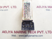 Lot Of 4X Omron Mya Lbdc-d Relay With Socket Base 2-m4X30 250V 10A