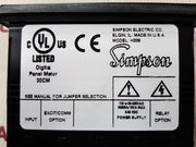 Simpson h335-3-46-0-0-0 digital panel meter