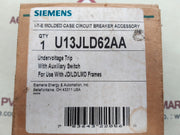 Siemens u13jld62aa series.A Undervoltage trip auxiliary switch